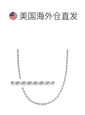 Ross-Simons 4mm Sterling Silver Rope Chain Necklace - 24 in