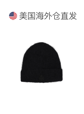 自营isabel marant黑色婴儿羊驼模糊针织无檐小帽-黑色 美国奥莱