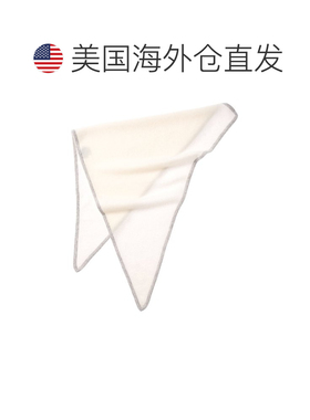 自营Phenix三角针织羊绒围巾-白色 美国奥莱直发