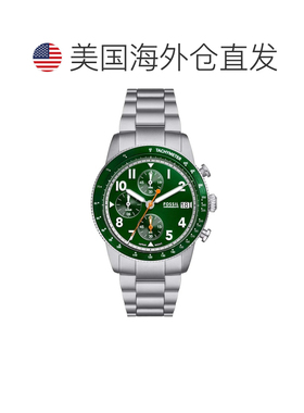 自营Fossil Men's Sport Tourer Green Dial Watch - green 美国