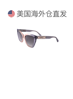 自营Moschino女士55毫米灰色赭石太阳镜MOS155-S-MQE-55-gray赭石