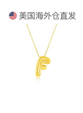 自营simonaSterling Silver, Bubble 'I' Initial Necklace - Gol