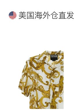 【美国直邮】versace 男士 衬衫范思哲印花