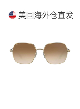 自营serengetiLoy Geometric Square Frame Sunglasses with Tort