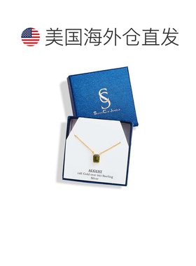 自营savvy cie jewels朱红色生日石项链 - 八月 美国奥莱直发配饰