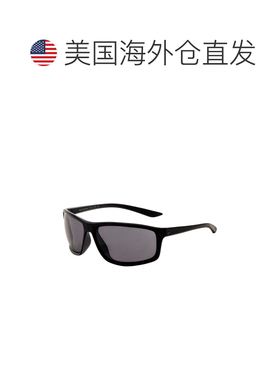 自营Nike Men's 66 mm Black Sunglasses - matte black 美国奥莱