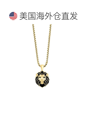 1h可退 【美国直邮】EFFY 系列|EFFY® 男士黑色尖晶石狮子 22 英3