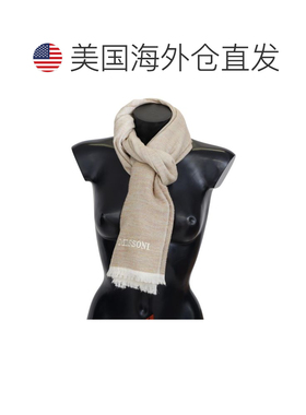 自营Missoni Elegant Wool Scarf with Signature Men's Design -