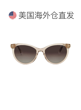 自营Polaroid Polarized Brown Cat Eye Ladies Sunglasses PLD 4
