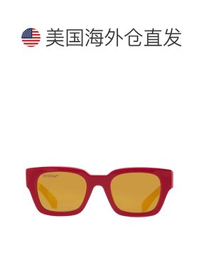 自营Off-White Zurich Amber Square Unisex Sunglasses OERI018