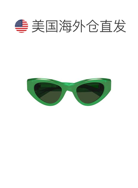 自营bottega venetaBv1142s猫眼太阳镜-绿色 美国奥莱直发