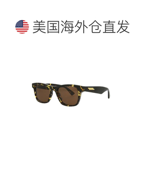 自营Bottega Veneta Men's 51 mm Havana Sunglasses - havana 美