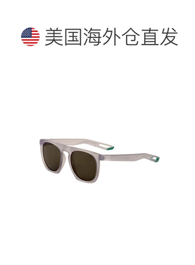 自营Nike Unisex 52 mm Silver Sunglasses - matte pure platinu