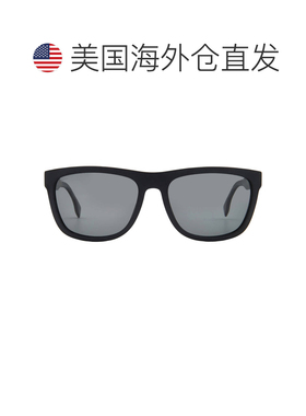 自营Hugo Boss偏光灰色方形男士太阳镜BOSS 1439/S 0003/M9 58 -