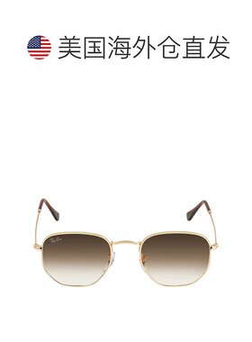 自营ray-banRay Ban Hexagonal Light Brown Gradient Unisex Sun