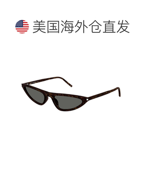 自营saint laurentSL703 002黑暗哈瓦那/灰色-黑暗哈瓦那 美国奥
