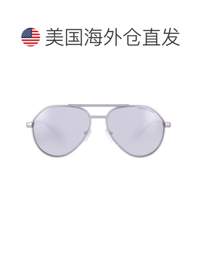 自营Michael Kors Brentwood银镜飞行员男士太阳镜MK1168 19036g