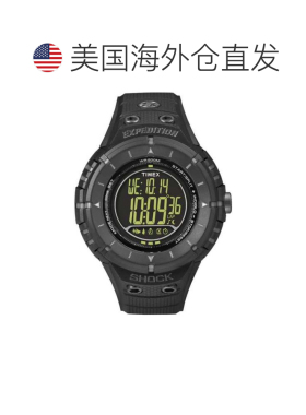 自营Timex Men's Expedition Black Round 49mm - black 美国奥莱