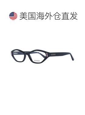 自营Guess Acetate Glasses Women's (Frames) - black 美国奥莱