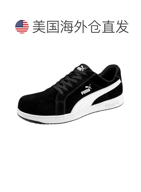 自营Men's Puma Iconic Suede Low ASTM EH Black / White 640015