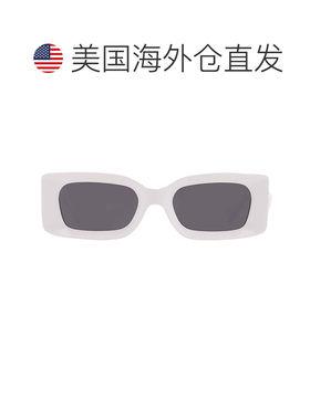 自营Versace Dark Grey Rectangular Ladies Sunglasses VE4474U