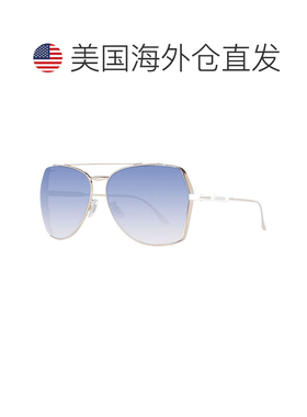 自营Longines Metal Women's Sunglasses - gold 美国奥莱直发