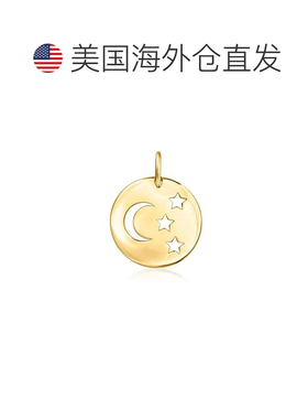 自营Ross-Simons Italian 14kt Yellow Gold Moon and Stars Cuto