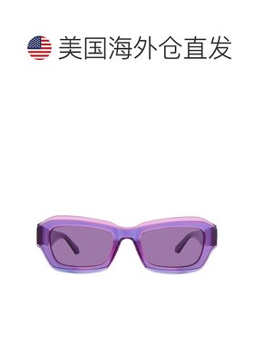 自营Calvin Klein Purple Square Unisex Sunglasses CKJ24608S 5