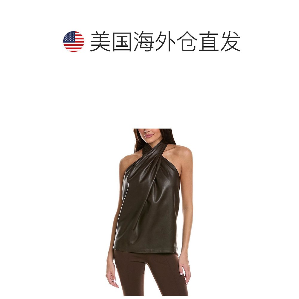 【美国直邮】3.1 phillip lim 女士 衬衫挂脖别致上衣 - 图1