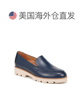 自营Men's Vionic Kensley H9623L6406 Loafers  Navy Leather Sl