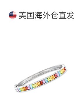 自营Ross-Simons 纯银多宝石手镯 - 8 英寸 美国奥莱直发