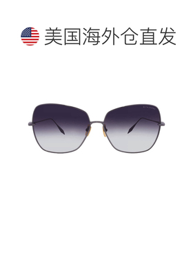 自营Dita ZAZOE Dark Grey to Clear Gradient Butterfly Ladies