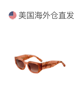 自营Philipp Plein Women's 51mm Opal Fuchsia Marbled Pink Sun