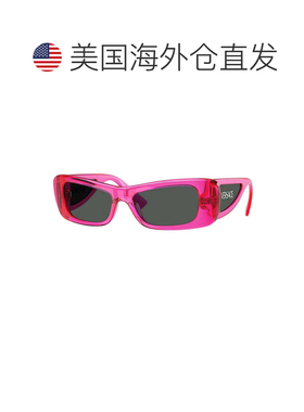 自营versaceVE4481 543487 Transparent Fluo Fucsia/Dark Grey -