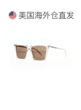 自营saint laurentSL474 001黑色/黑色透明裸色 美国奥莱直发