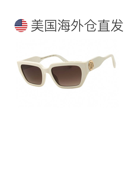 自营marc jacobsMARC 809/S 0SZJ HA象牙色/棕色渐变-象牙色 美国