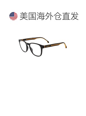 自营Carrera Men's 51 mm Black Sunglasses - black orange 美国