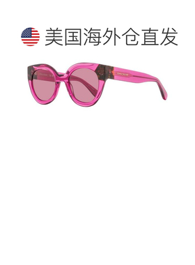 自营Longchamp Women's Sculpted Oval Sunglasses LO750S 654 Cy