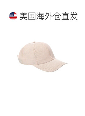 美国直邮自营Bruno Magli条纹棒球帽-灰色 美国奥莱直发