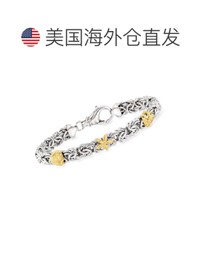 自营Ross-Simons Sterling Silver and 18kt Gold Over Sterling