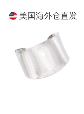 自营Ross-Simons 纯银宽抛光手镯 - 7 英寸 美国奥莱直发