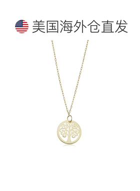 自营sabrina14K Yellow Gold Tree Of Life Necklace - yellow go
