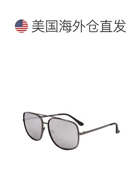 自营Guess Men's Factory 60mm Sunglasses - shiny gunmetal 美