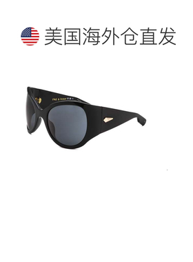 自营rag & boneRag&Bone女式56毫米黑色太阳镜-黑色 美国奥莱直发