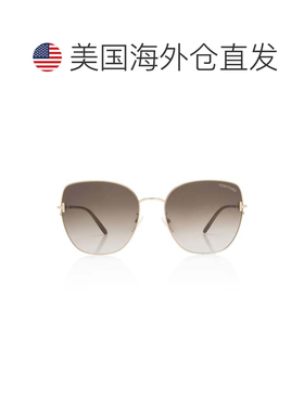 自营Tom Ford Butterfly Sunglasses - gold 美国奥莱直发太阳镜
