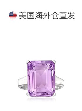 自营 925 纯银 Ross-Simons 紫水晶戒指 - 紫色 美国奥莱直发配饰