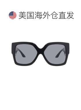 自营Versace Dark Grey Butterfly Ladies Sunglasses VE4402 GB1
