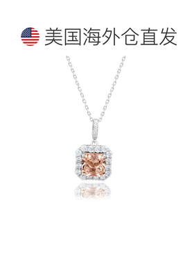 自营Suzy Levian Sterling Silver Pink Ascher Cut Cubic Zircon