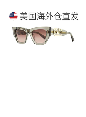 自营Valentino Women's V-Sette Sunglasses VLS-166 C Transpare