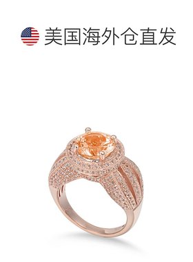 自营 Suzy Levian 纯银 4.53 TCW 黄水晶戒指 - 橙色 美国奥莱直